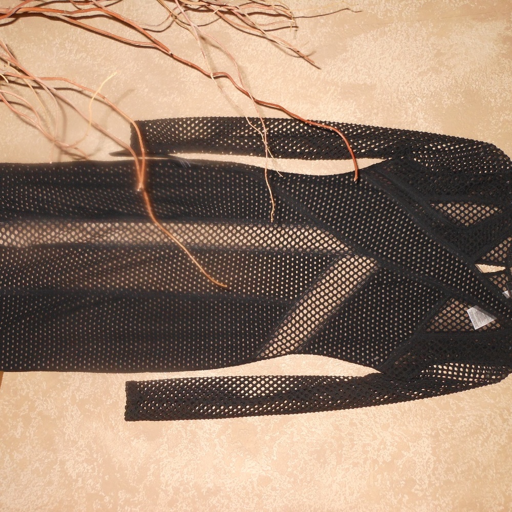 Bcbgmaxazria Jaylynn Patchwork Mesh Net Dress- Sm… - image 5